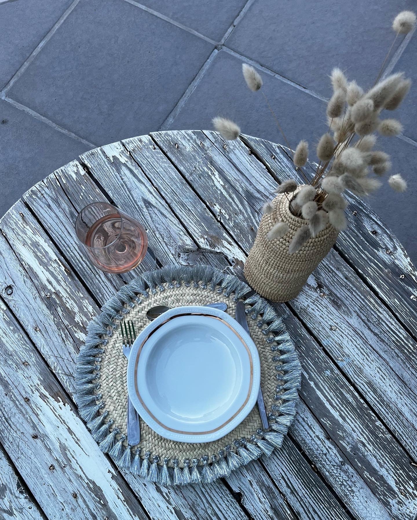 set de table rond