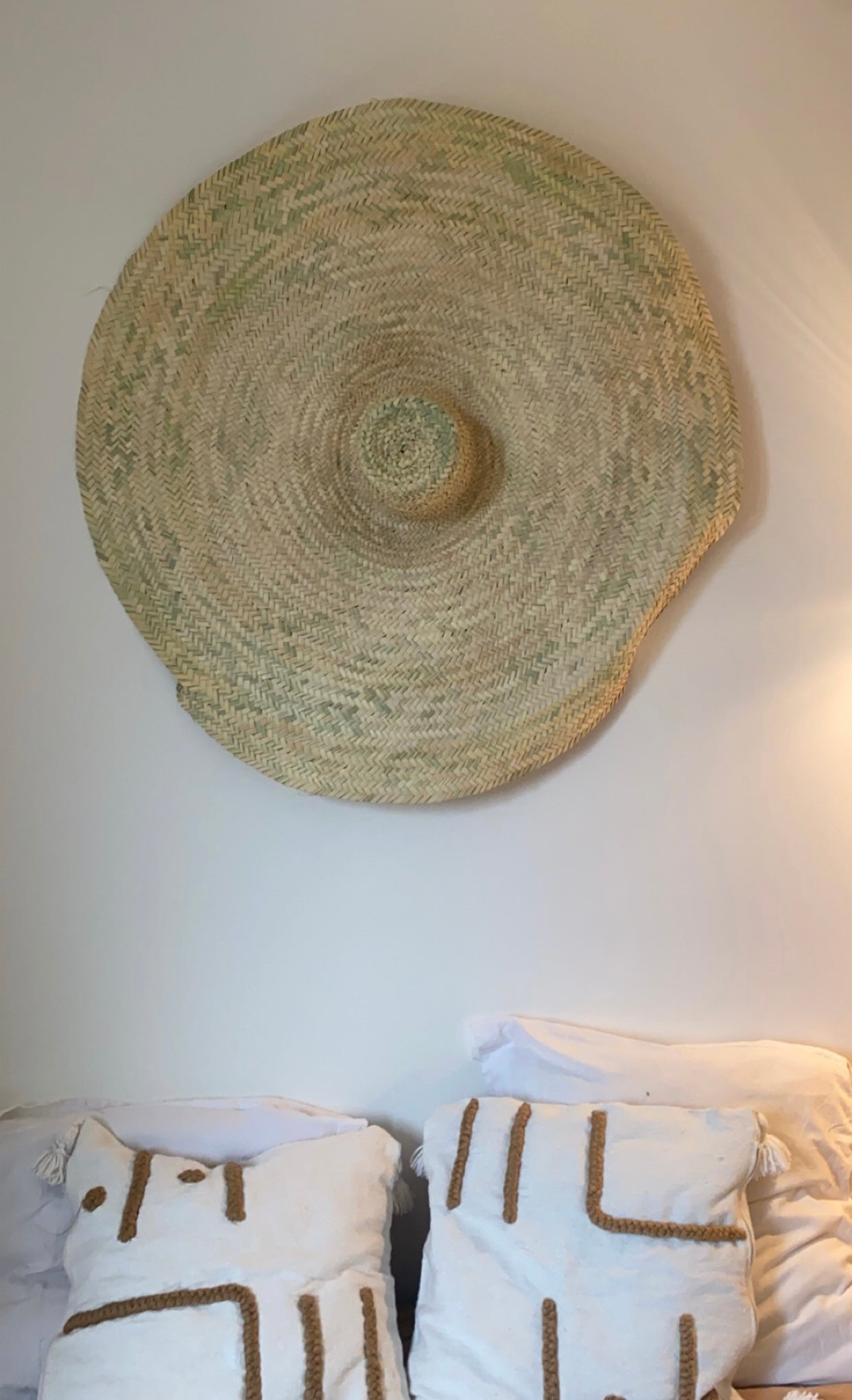 Chapeau en feuilles de palmier