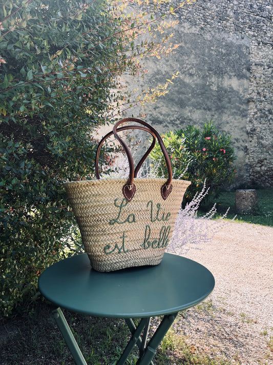 Panier LA VIE EST BELLE