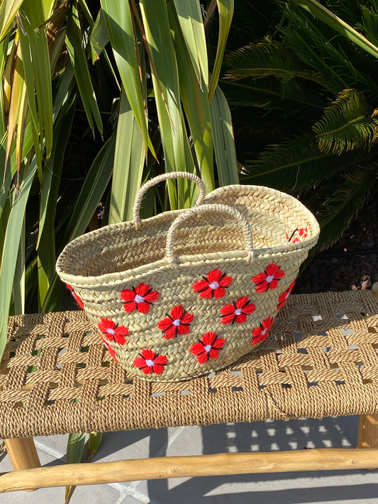 Mini panier fleurs